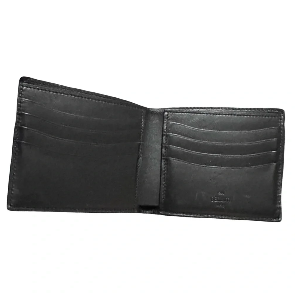 Berluti Quiet Lux *RARE*Calligraphy Scritto bi-fold wallet Venezia calf leather